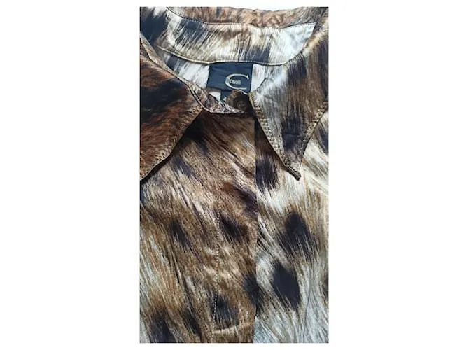 Just Cavalli Tops Castaño Beige 