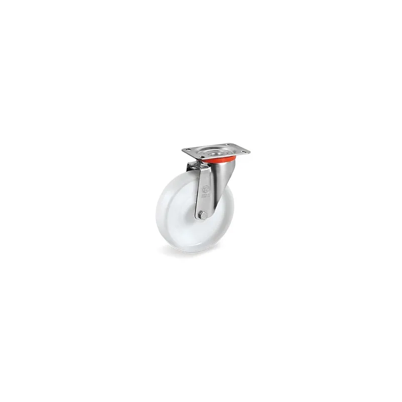 Rueda serie 68 giratoria Ø150mm nylon 300Kg TELLURE