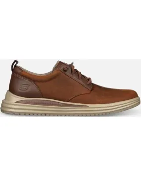 Zapatos de Hombre SKECHERS ZAPATOS DE SPORT 204667 CUERO MARRóN